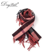 Chinese Manufacturer Supplied Women long 100% Cashmere Scarf With Tassel